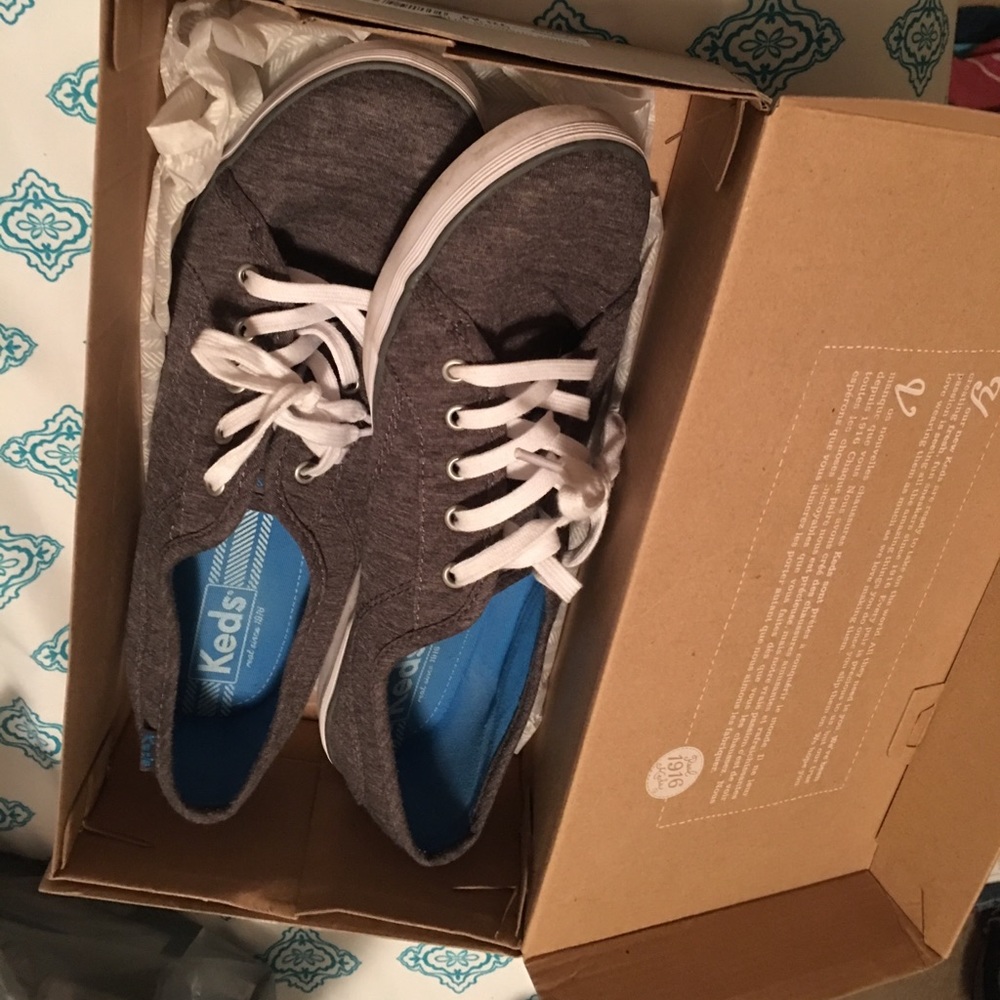 Keds gray shoes